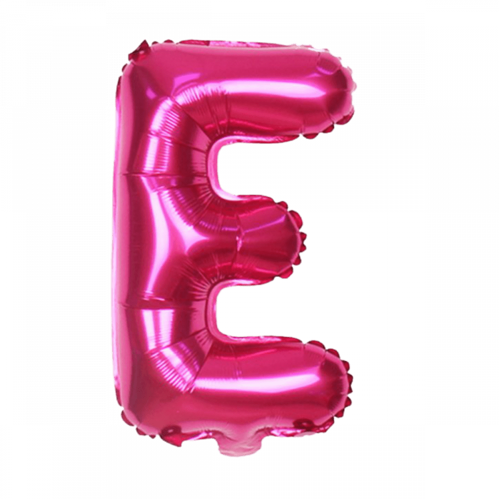 Hot Pink Alphabet Balloons | Balloon Party Singapore