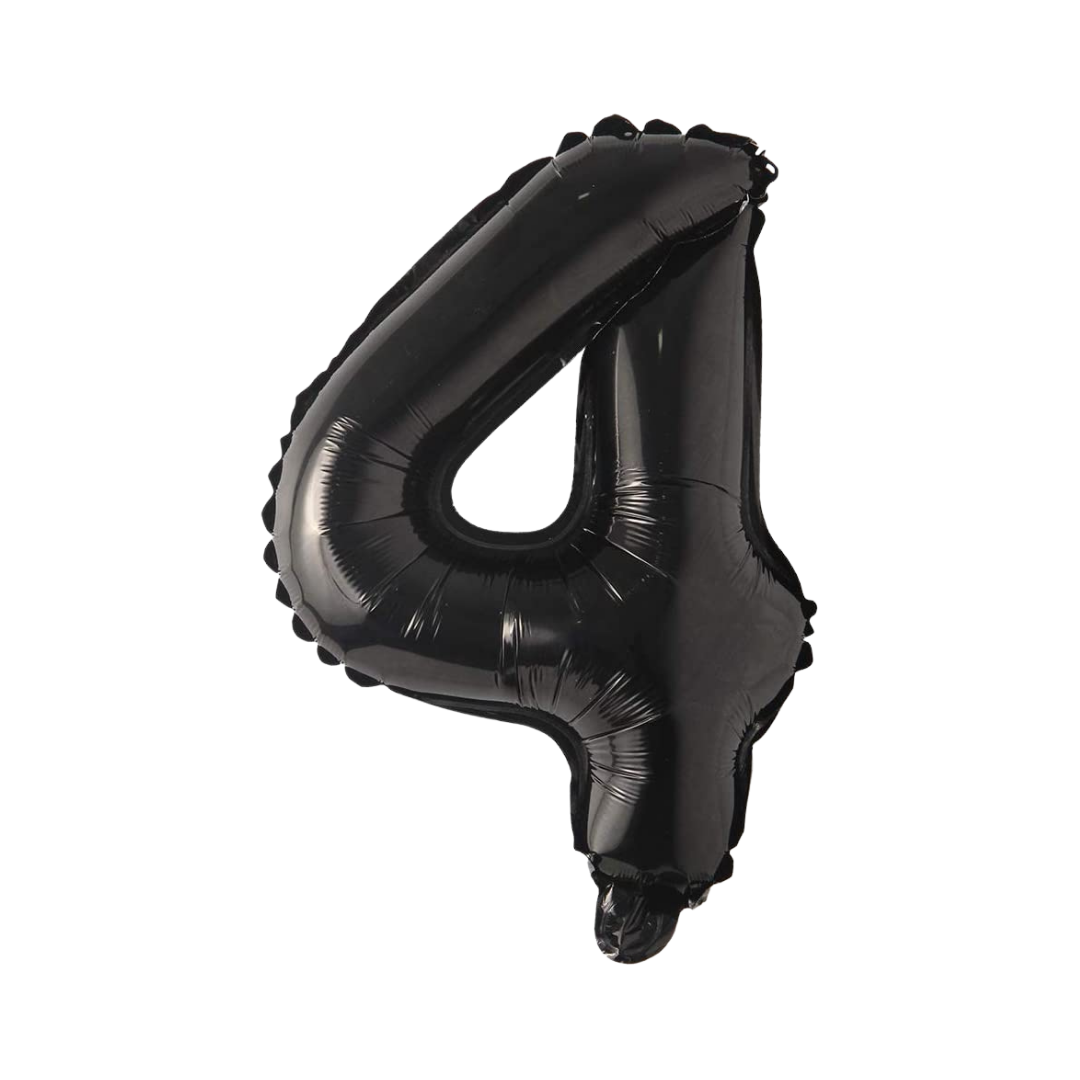 Black Number Balloons 40 inch | Balloon Party Singapore