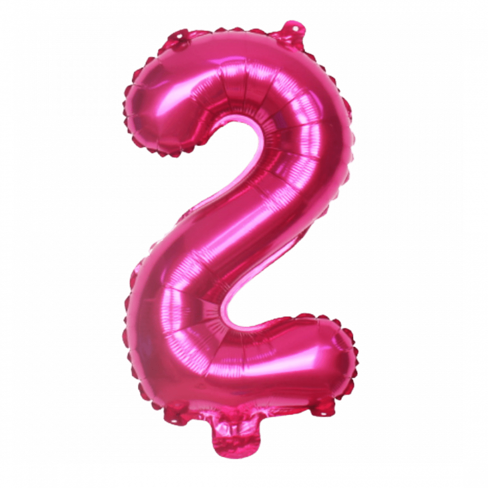 Hot Pink Number Balloons (32 Inch) | Balloon Party Singapore